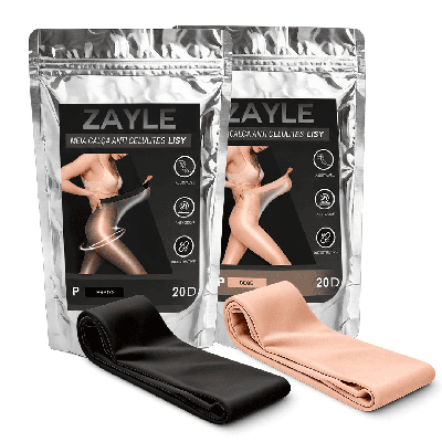 2 Pares - Meia calça a prova de rasgos e Anticelulite Brilho-Suave 20D  - Lisy